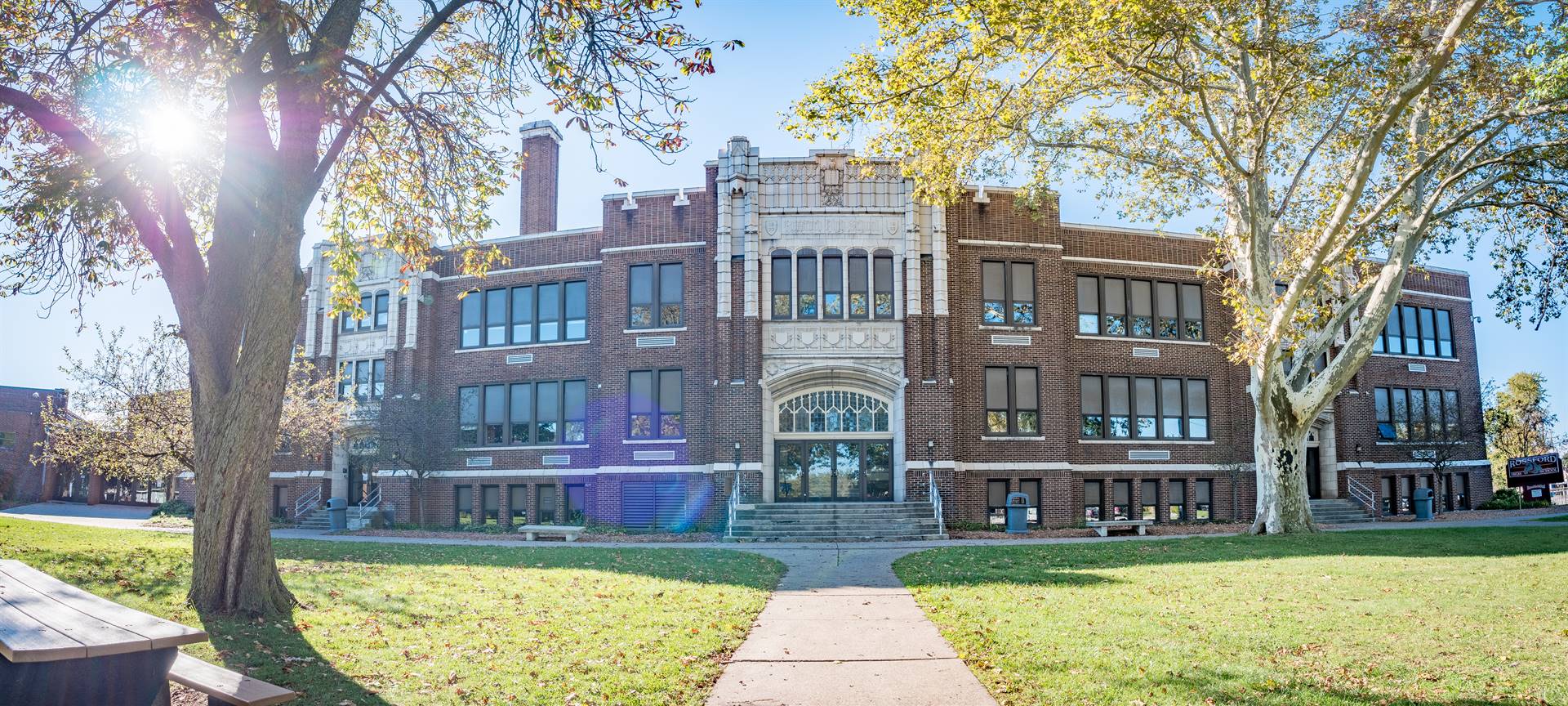 Front of Rossford High School