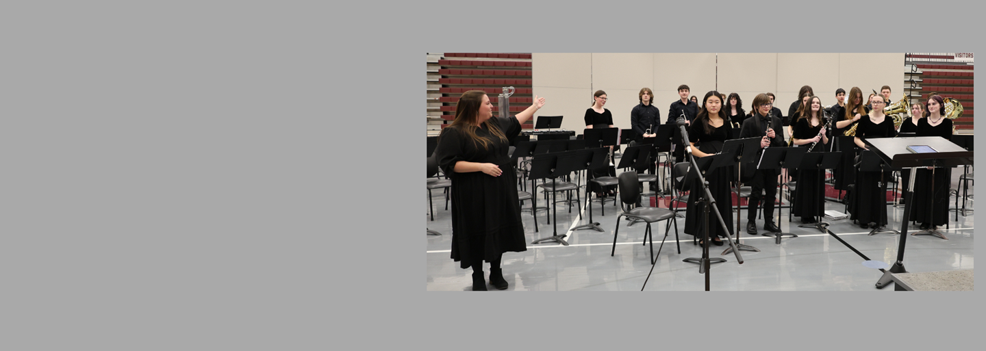 Wind Ensemble at the &#39;Think Spring&#39; Band Concert.