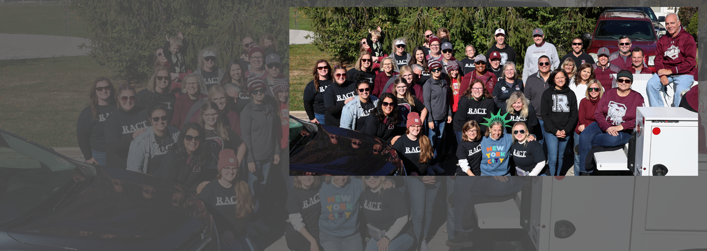 Staff photo during the 2024 Halloween parade. 